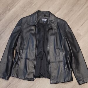 Vintage Black Leather Jacket